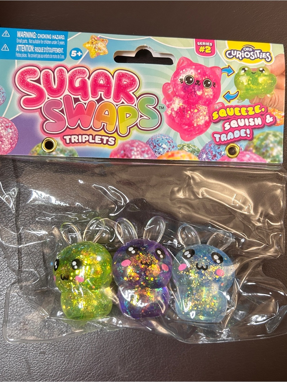 VIRAL Bunny Sugar Swaps Triplets Squishy by Orb Curiosities - BUNNIES NWT